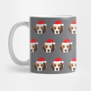 Christmas Beagle Pattern Mug